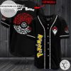 Poke Ball Pokemon Baseball Jersey – Black