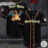Pokemon Charizard Personalized Baseball Jersey