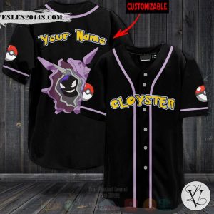 Pokemon Cloyster Personalized Baseball Jersey