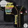 Pokemon Daddy Baseball Jersey – Black