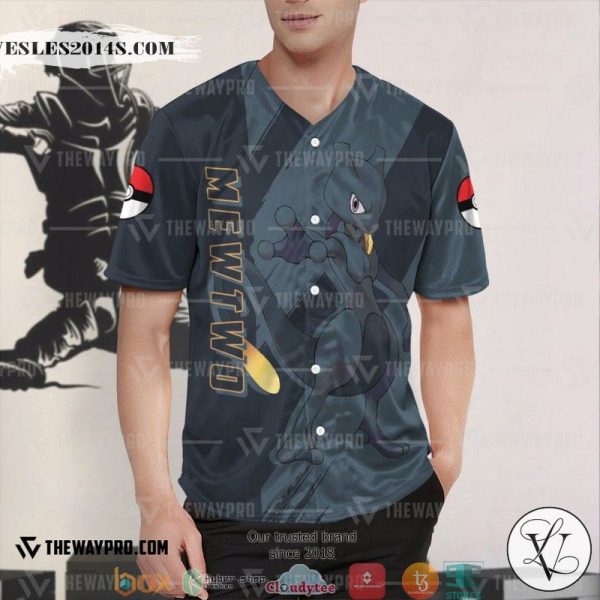 Pokemon Dark Mewtwo Baseball Jersey