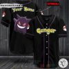 Pokemon Gengar Personalized Baseball Jersey