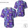 Pokemon Ghost Seamless Pattern Baseball Jersey