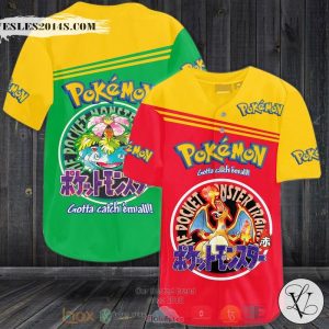 Pokemon Gotta catch’em all Baseball jersey