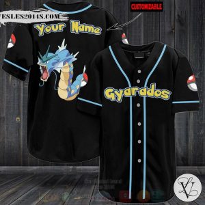 Pokemon Gyarados Personalized Baseball Jersey