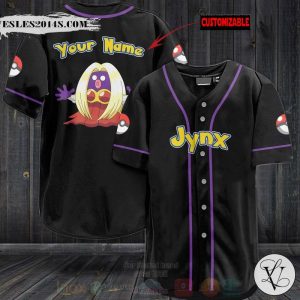 Pokemon Jynx Personalized Baseball Jersey