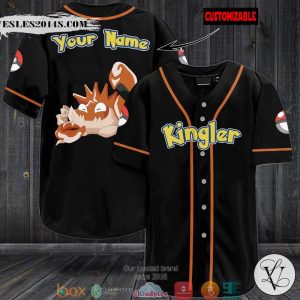 Pokemon Kingler Personalized Baseball Jersey