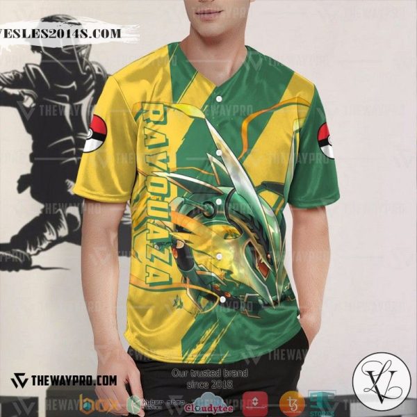 Pokemon Mega Rayquaza Baseball Jersey
