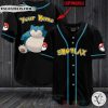Pokemon Snorlax Personalized Baseball Jersey