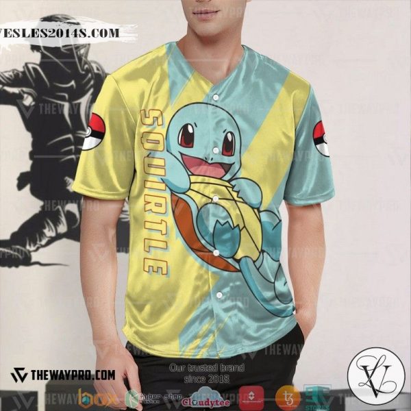 Pokemon Squirtle Baseball Jersey
