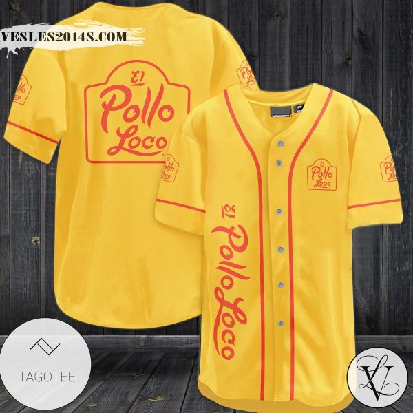 Pollo Loco Yellow Baseball Jersey