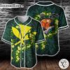 Polynesian Hawaii Ti Leaf Lei Turtle Baseball Jersey