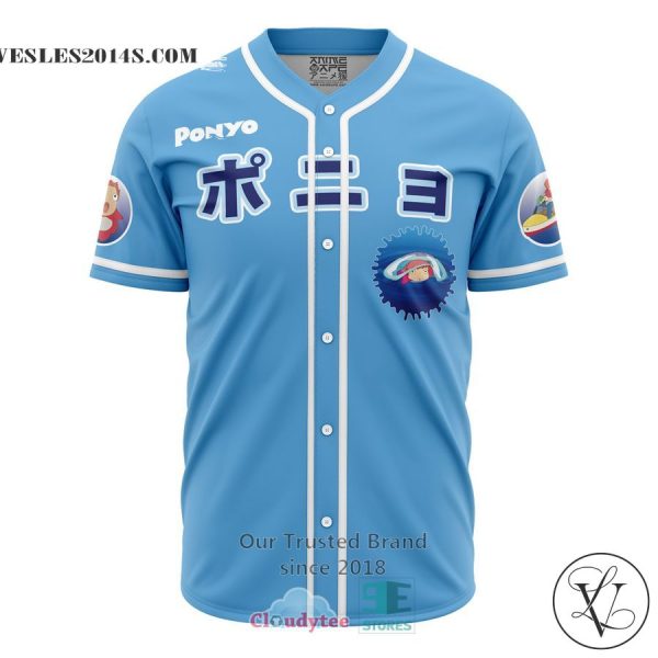 Ponyo Studio Ghibli Baseball Jersey