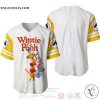 Pooh Tigger Piglet Eeyore All Over Print Pinstripe White Baseball jersey
