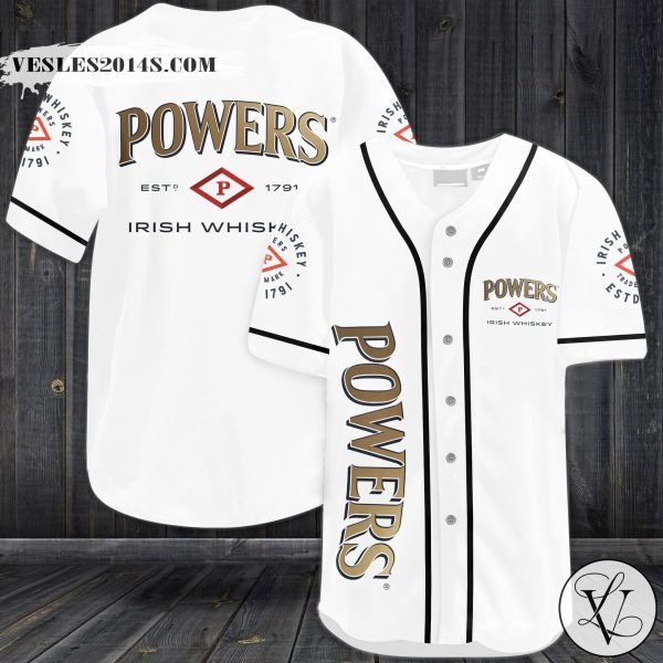 Powers Irish Whiskey Baseball Jersey UiM