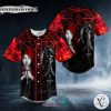 Praying Beauty N Reaper Skull Baseball Jersey