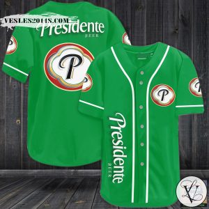 Presidente Beer Baseball Jersey