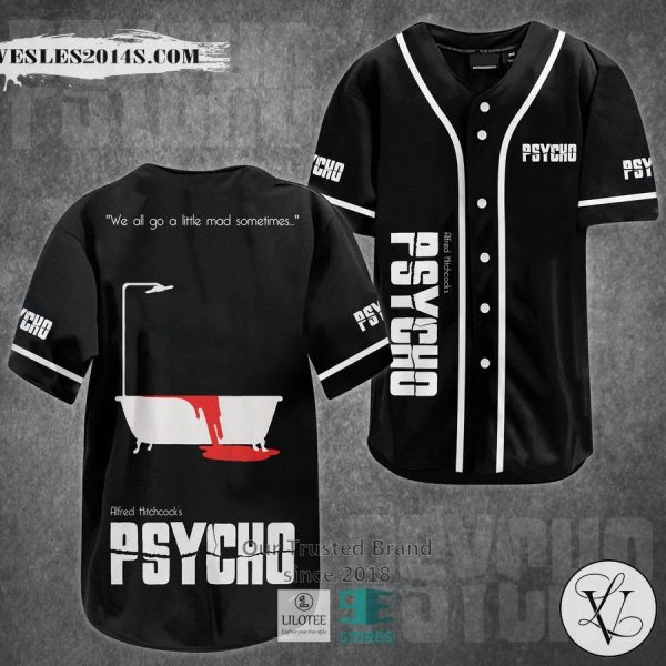 Psycho Horror Movie Baseball Jersey