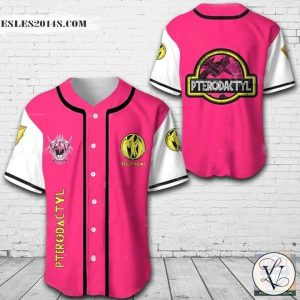 Pterodactyl Mighty Morphin Power Rangers Baseball Jersey Shirt