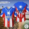 Puerto Rico Frog Boricua Flag Baseball Jersey