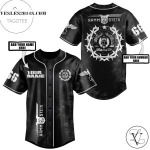 Rammstein Baseball Jersey 3d All Over Printed