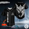 Raven Dragons Viking Tattoo Custom Baseball Jersey