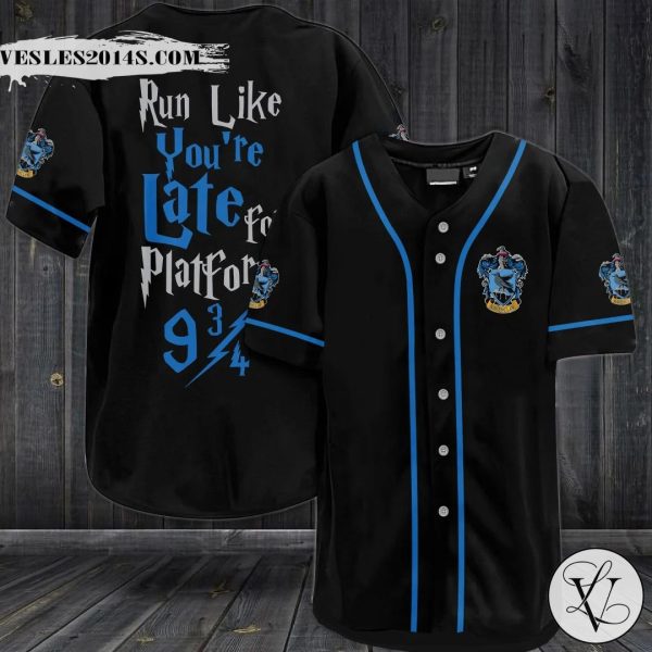 Ravenclaw Run Like You’re Late Platform Baseball Jersey Shirt