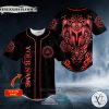 Red Valknut Warrior Viking Tattoo Custom Baseball Jersey