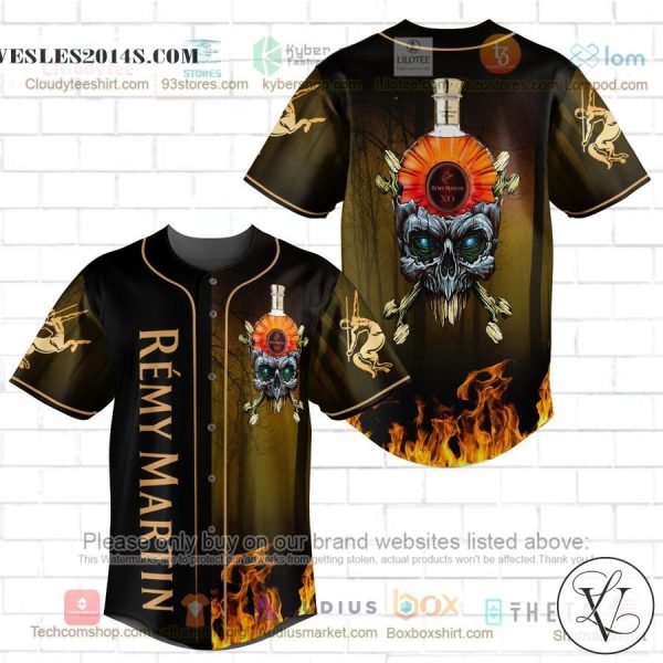 Remy Martin skull head Baseball Jersey