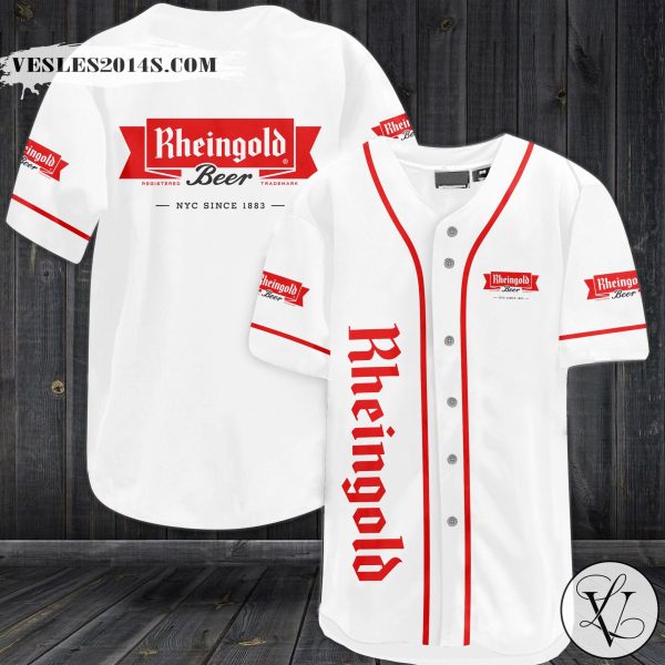 Rheingold Brewery Baseball Jersey