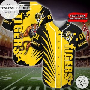 Richmond Tigers Baseball Jersey Afl – Premium Jersey Shirt – Custom Name & Number Jersey Sport