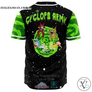 Rick Morty Cyclops Army Subtronics Baseball Jersey