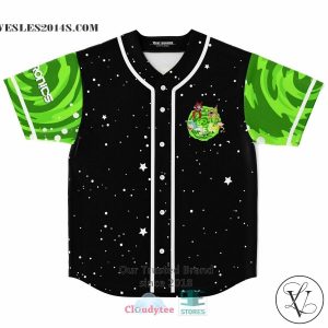 Rick Morty Cyclops Army Subtronics black green Baseball Jersey