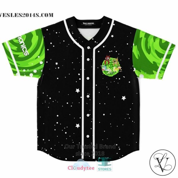 Rick Morty Cyclops Army Subtronics black green Baseball Jersey