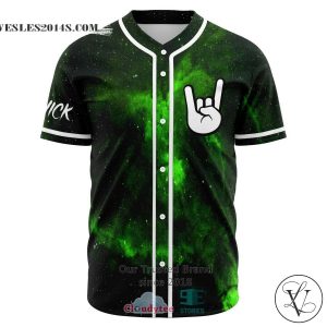 Rick and Morty Rock Hand Baseball Jersey