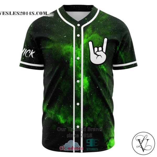 Rick and Morty Rock Hand Baseball Jersey