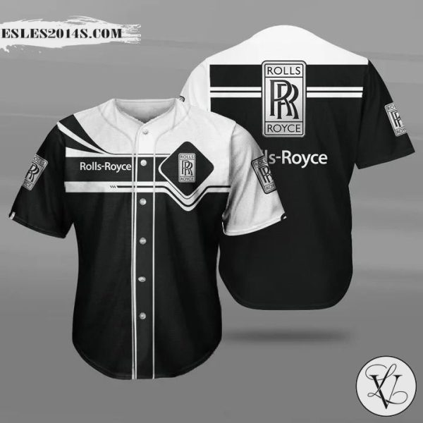 Rolls Royce 3d Baseball Jersey