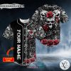 Roses N Skull Custom Baseball Jersey