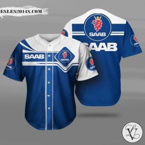 Saab Automobile 3d Baseball Jersey