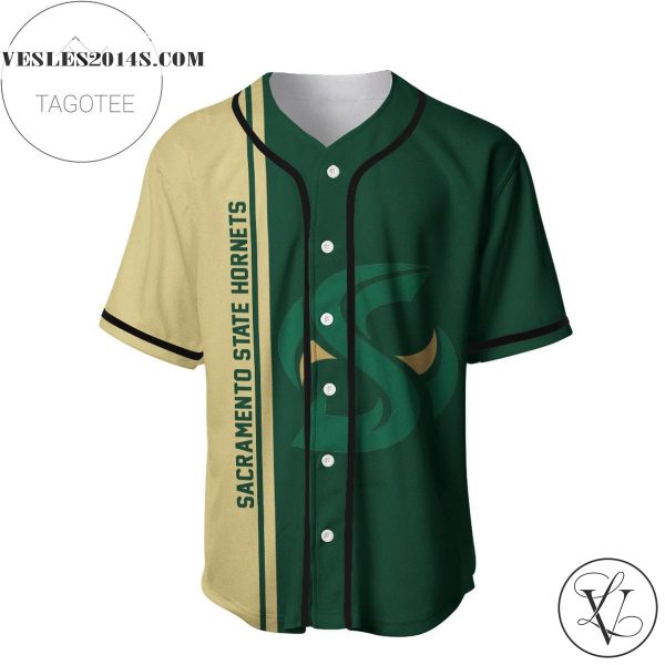 Sacramento State Hornets Baseball Jersey Half Style – NCAA
