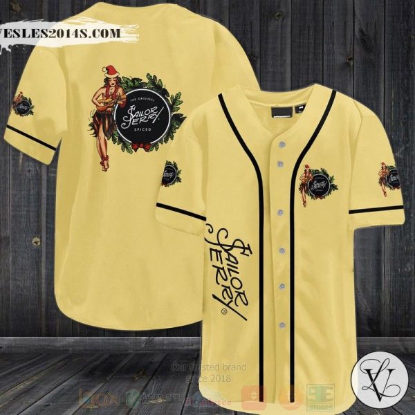 Sailor Jerry Rum Baseball Jersey Shirt