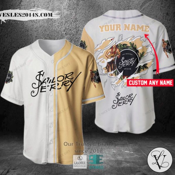 Sailor Jerry Your Name Baseball Jersey
