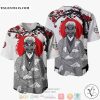 Sakonji Urokodaki Demon Slayer Grey Baseball Jersey Shirt