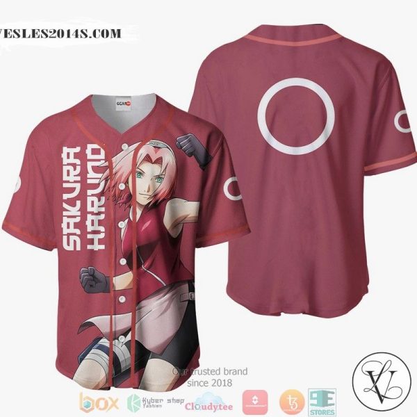 Sakura Haruno Naruto Baseball Jersey Shirt