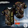 Samurai Skull Custom Baseball Jersey