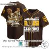San Diego Padres 2022 Champions Dark Brown Baseball Jersey