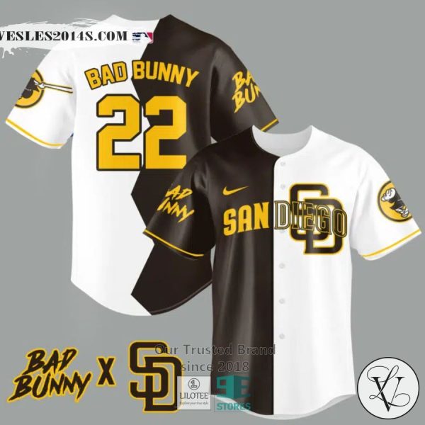 San Diego Padres Bad Bunny 22 Baseball Jersey