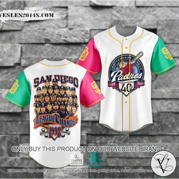 San Diego Padres League Champs 1998 Baseball Jersey