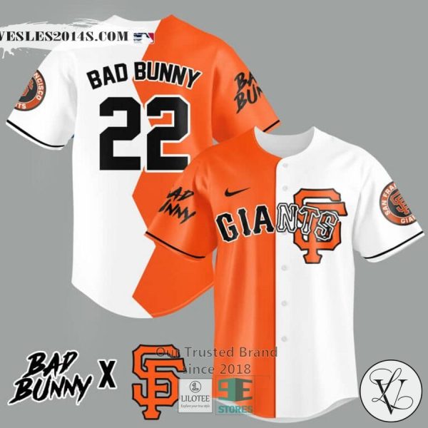 San Francisco Giants Bad Bunny 22 Baseball Jersey