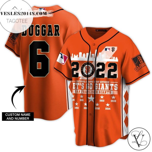 San Francisco Giants Baseball Jersey 3d All Over Printed